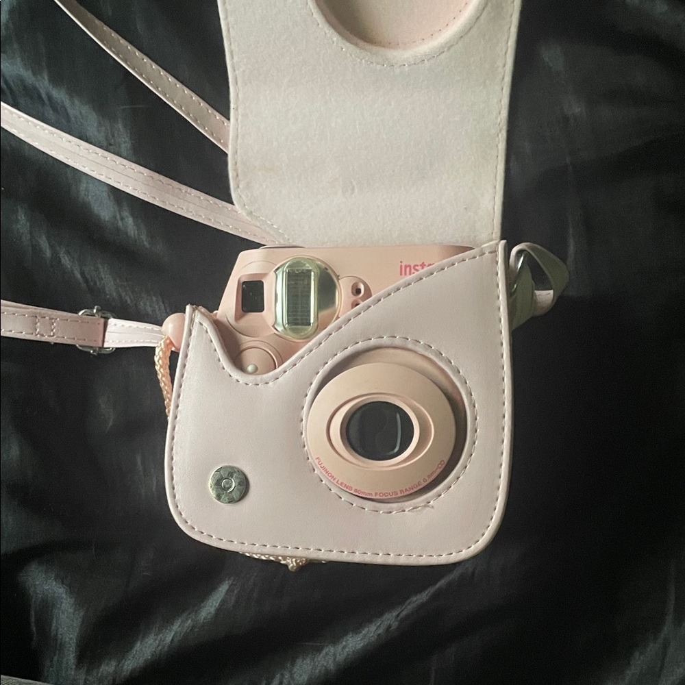 Polaroid Pink Instant Camera with Case